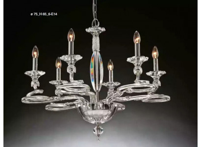 Crystal glass chandelier lamp hanging light classic chandelier