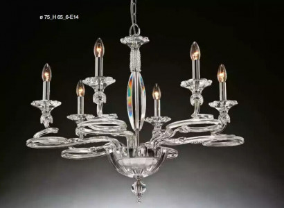 Crystal glass chandelier lamp hanging light classic chandelier