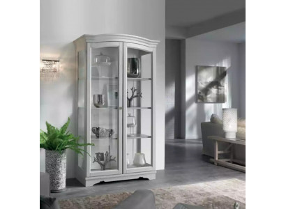 Display cabinet solid wood sideboard showcase massive living room furniture wood