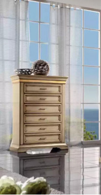 Complete bedroom design modern luxury bed 2x nightstands dresser