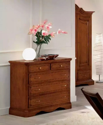 Luxury sideboard console classic bedroom wood modern design brown