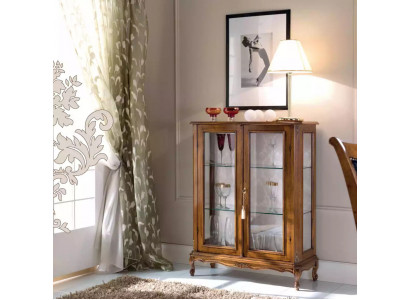 High-quality wooden cabinet brown furniture classic style cabinet display cabinets