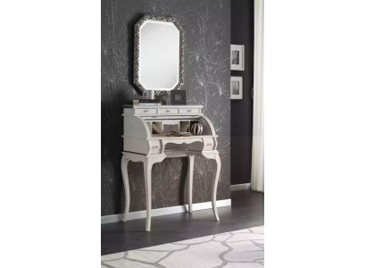 Exclusive white dresser for living room, high-quality wooden furniture