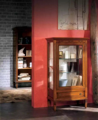 Solid wood display cabinets glass cabinet showcase living room furniture new sideboard