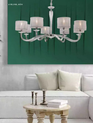 Luxurious classic chandelier ceiling light white chandelier lamp