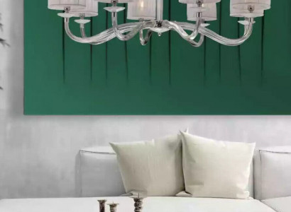 Luxurious classic chandelier ceiling light white chandelier lamp