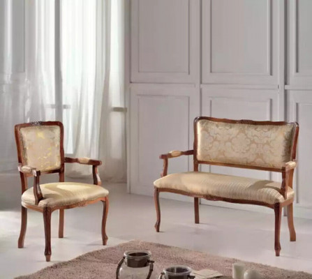 Sofa 2-seater armchair couches sofa upholstery seating set seat bench set