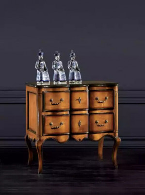 Chest of drawers with 2 drawers sideboard wood cabinet chests brown new