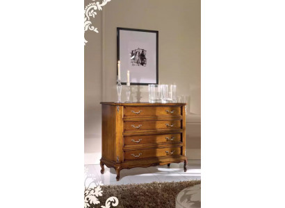 Classic dresser with 4 drawers luxury sideboard wooden furniture study room