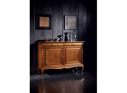 Classic Sideboard Brown Living Room Chest of Drawers Luxury Shelves Furniture New