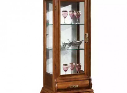 Furniture Classic Glass Cabinet Display Case Wood Glass Cabinet Shelves Italy