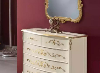 White Classic Living Room Wooden Dresser Console Drawers New Design