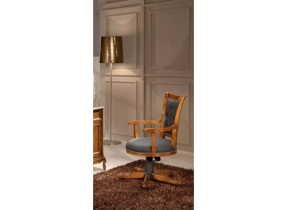 Modern executive chair office furniture swivel chair wooden frame classic design
