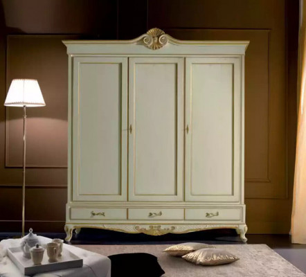 Classic style wardrobe closet wood wardrobe bedroom new
