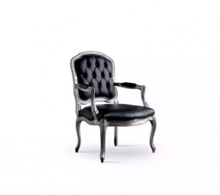 Luxury design chair Italian-style furniture single-seater wooden armchair new
