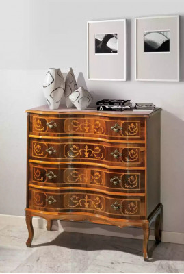 Classic dresser 4-drawer wooden furniture living room bedroom new