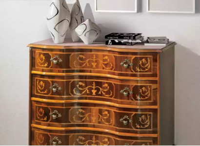 Classic dresser 4-drawer wooden furniture living room bedroom new