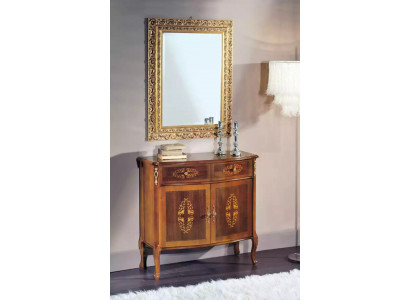 Brown Sideboard Luxury Wood Dresser Classic Console High-Quality Furniture