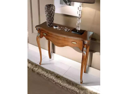 Brown luxury console table, drawer wooden furniture, bedroom design new