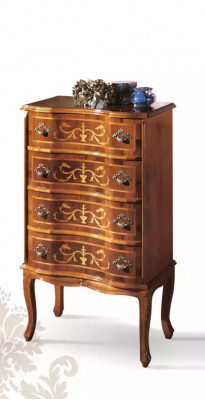 Classic Four-Door Sideboard Brown Wooden Furniture Living Room New Modern