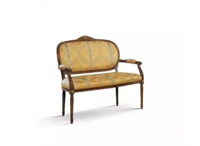 Bench Classic Yellow Stool Retro Living Room Luxury Design New
