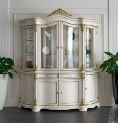 Showcase Italian Luxury Furniture Display Sideboard Cabinet Glass Design