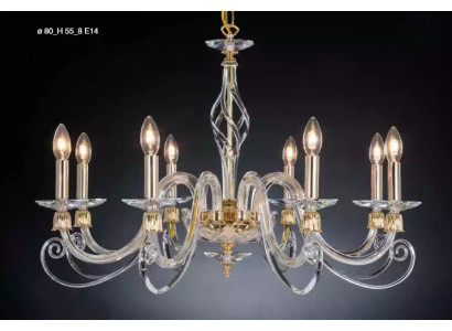Chandelier Ceiling Light 8x Luxury Ceiling Lamp Lustre Crystal