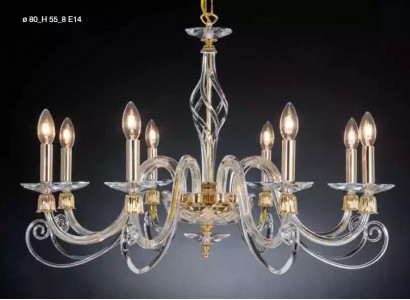 Chandelier Ceiling Light 8x Luxury Ceiling Lamp Lustre Crystal