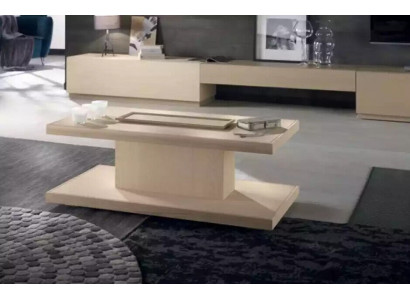 Classic luxury designer coffee table living room table side wood