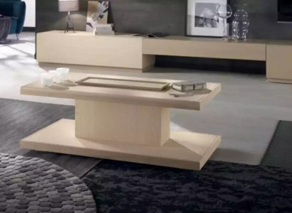 Classic luxury designer coffee table living room table side wood