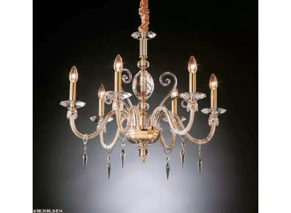 Stylish Gold Crystal Chandelier Ceiling Light Pendant New