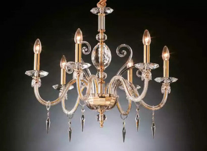 Stylish Gold Crystal Chandelier Ceiling Light Pendant New