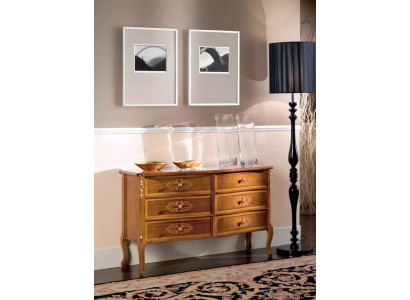 Luxurious exclusive design brown wooden dresser classic furniture new
