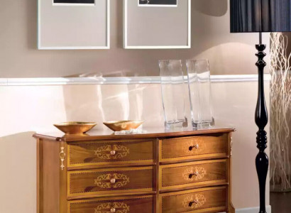 Luxurious exclusive design brown wooden dresser classic furniture new