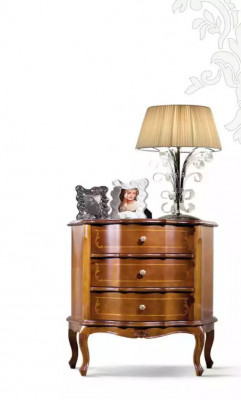 Classic small chest of drawers wooden furniture luxury designer shelf bedroom