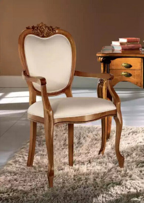 Classic luxury upholstered chair wooden furniture dining room chair furniture new