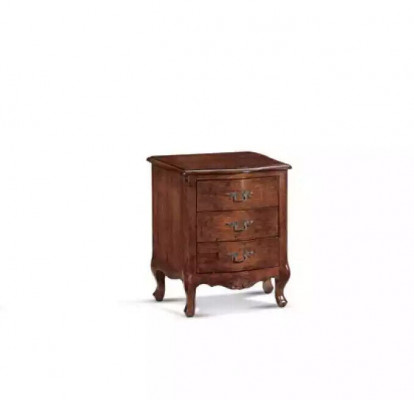 Nightstand Luxury Wood Nightstands Table Consoles Classic Style Brown