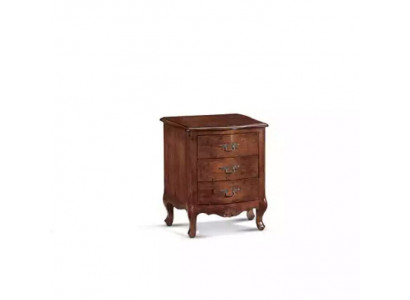 Nightstand Luxury Wood Nightstands Table Consoles Classic Style Brown