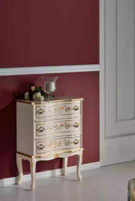 Classic White Dresser Wooden Furniture Living Room Storage Cabinet New