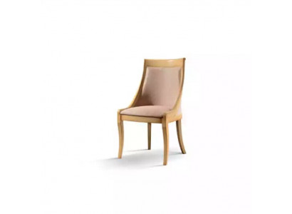 Dining room chair, luxury fabric, solid wood design chairs, classic upholstery