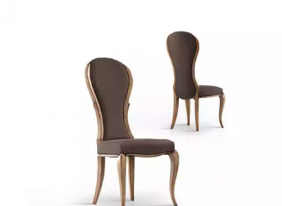 Dining room chair luxury design wooden chair brown Italian style furniture new