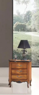 Nightstand with 3 drawers wooden cabinet design Italian furniture new