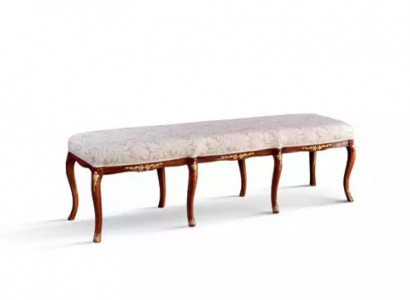Classic brown bench design textile new upholstery fabric seating furniture new