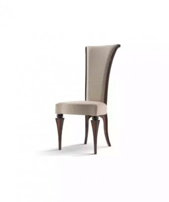 Armchair Gray Luxury Dining Upholstery Elegant Chairs Classic New