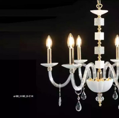 Hanging chandelier white crystal chandelier luxury chandelier lamp lighting