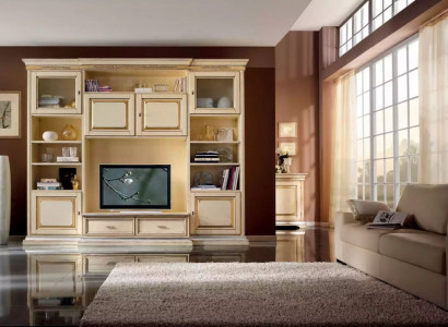 Classic Living Room Wall Sideboard TV Stand Shelf Walls Wardrobe New