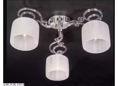 Crystal Pendant Light White Chandelier Hanging Light Ceiling Light