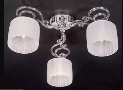 Crystal Pendant Light White Chandelier Hanging Light Ceiling Light