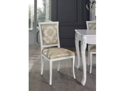 Luxury Design Upholstered Chair Chairs Seat Dining Room Solid Wood Design New
