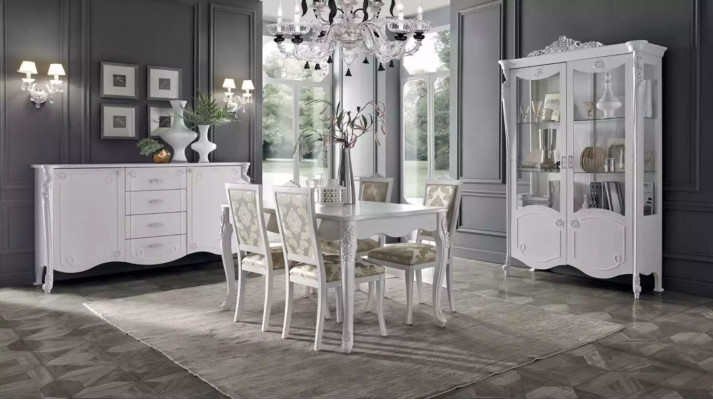 Luxury Design Upholstered Chair Chairs Seat Dining Room Solid Wood Design New